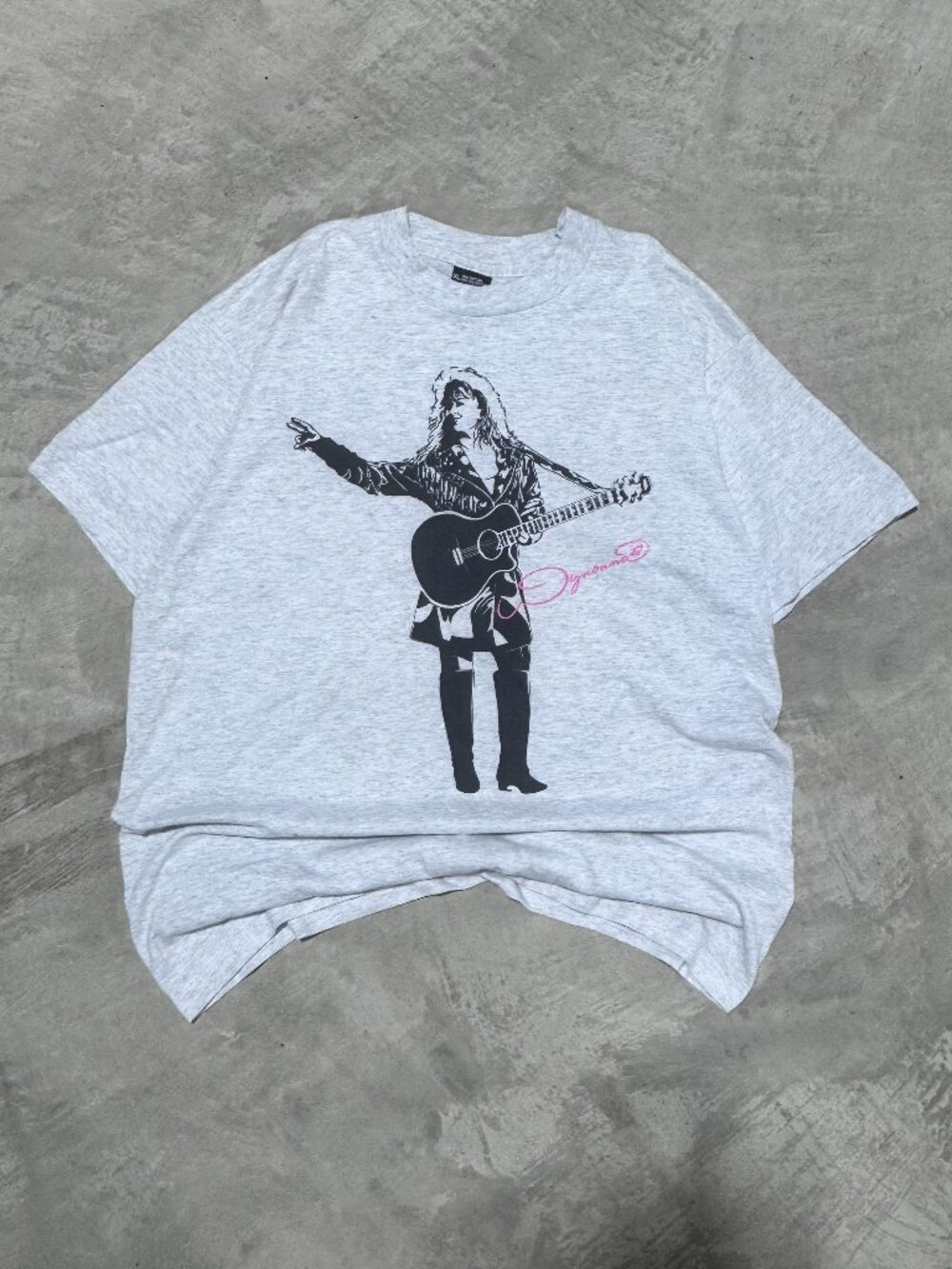 Vintage Wynonna Judd 1992 Debut Tour Tee Gray XL Screen Stars